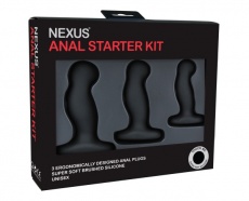 Nexus - 初學者適用 後庭塞套裝 - 黑色 照片