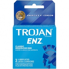Trojan - ENZ 水性润滑剂乳胶安全套 3片装 照片