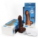 Aphrodisia - Realistic Dildos Cock 10 Mode Vibrating 7″ - Brown photo-6
