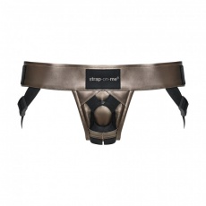 Strap-On-Me - Leatherette Harness Curious - Brown photo