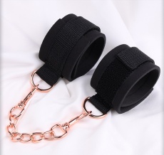 MT - Cotton Handcuffs - Gold photo