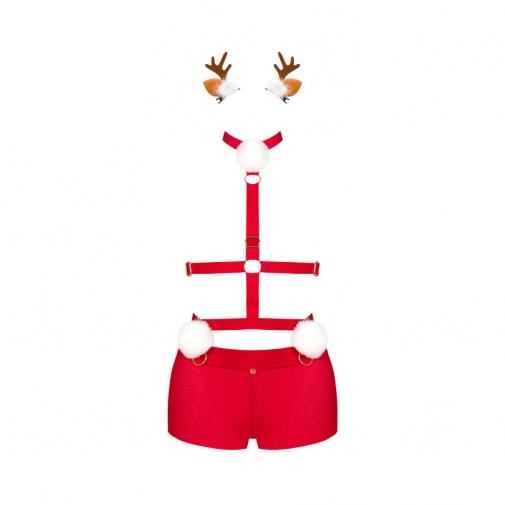 Obsessive - Ms Reindy 圣诞节主题套装 - 红色 - 加细码/细码 照片