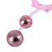 Aphrodisia  Ball Bange陰莖環與2球 -粉紅 照片-5