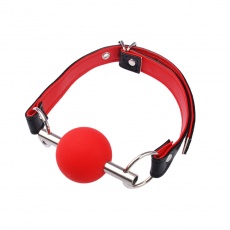 A-One - Training Muzzle with Ball - Red photo