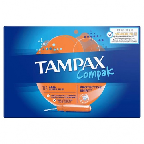 Tampax - Compak Super Plus 超吸卫生棉条 18 个装 照片