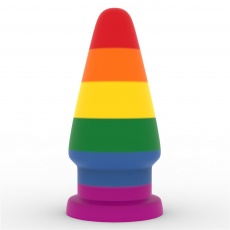 Lovetoy - 6" Prider Anal Plug - Rainbow photo