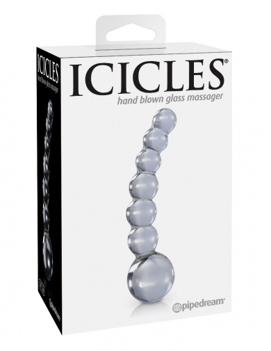 Icicles - 玻璃後庭按摩器66號 - 透明 照片