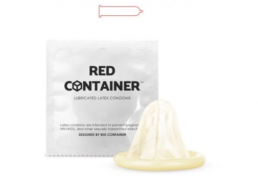 Red Container - Ultra Thin Condoms 3's Pack photo
