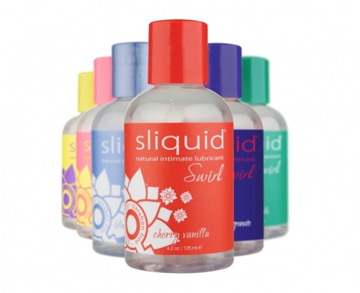 Sliquid - Naturals Swirl 柠檬味可食用润滑剂 - 125ml 照片