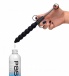 CleanStream - 珠形矽膠潤滑劑注射器 - 黑色 照片-3