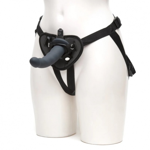Fifty Shades of Grey - Feel It Baby Vibrating Strap On Harness Set - Black photo