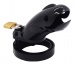 FAAK - Long Whale Chastity Cage - Black photo-2
