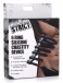 Strict -  6 Ring Silicone Chastity Device - Black photo-7