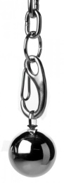 Master Series - Heavy Hitch Ball Stretcher Hook w Weights - Silver photo