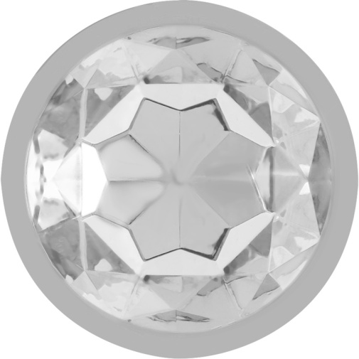 Intense - 金属宝石后庭肛塞 细码 - 透明色 照片