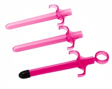 Trinity Vibes - 润滑剂注射器套装 3件装 - 粉红色 照片