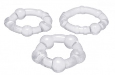 Trinity Vibes - Performance Erection Rings - Clear photo