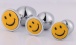 MT - Smile Face Anal Plug 82x34mm - Silver photo-3