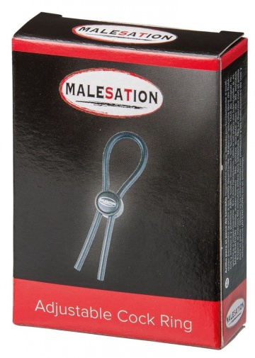 Malesation - Adjustable Cock Ring - Black photo