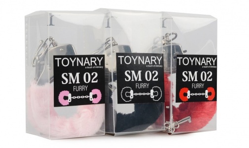 Toynary - SM02 毛絨手銬 - 黑色 照片