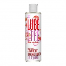 LubeLife - 草莓味可食用水性润滑剂 - 240ml 照片