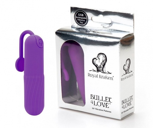 Bullet 4 Love - Rechargeable Vibe w Tail - Purple photo