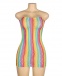 Ohyeah - Fishnet Dress - Rainbow - M photo-4