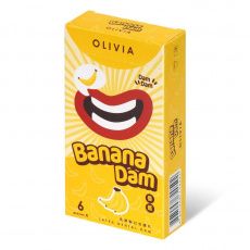 Olivia - 香蕉味 口交膜 6片裝 照片