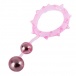 Aphrodisia  Ball Bange陰莖環與2球 -粉紅 照片-3