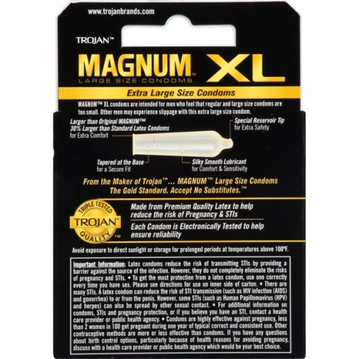 Trojan - Magnum XL 3's Pack photo