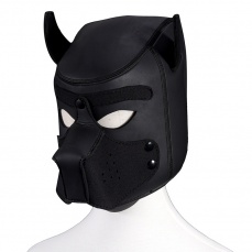 MT - Neoprene 犬形面罩 - 黑色 照片