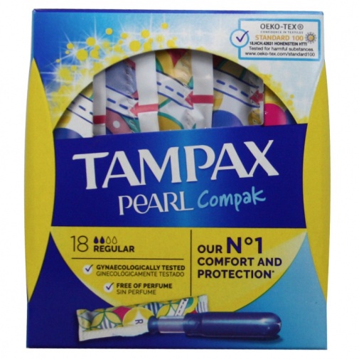 Tampax - Pearl Compak 正常衛生棉條 18 個裝  照片