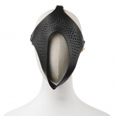 MT - 口鼻开放式奴隶面罩 - 黑色 照片
