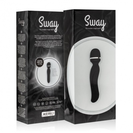 Sway - 矽膠按摩棒 4號 - 黑色 照片