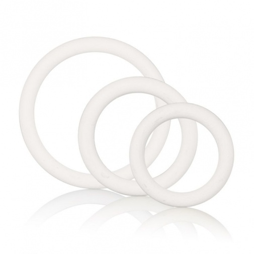CEN - 橡胶阴茎环 - 3件装 - 白色 照片