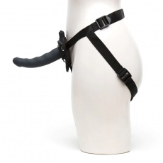 Fifty Shades of Grey - Feel It Baby Vibrating Strap On Harness Set - Black 照片