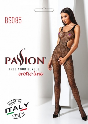 Passion - 连身全身内衣 BS085 - 黑色 照片
