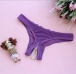 SB - 開襠內褲連珍珠 T135  - 紫色 照片-8