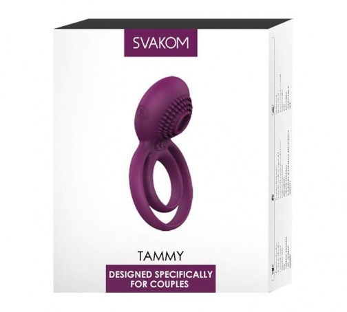 SVAKOM - Tammy 震動環 - 紫色 照片