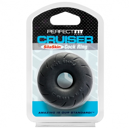 Perfect Fit - SilaSkin Cruiser Ring 6.4cm - Black photo