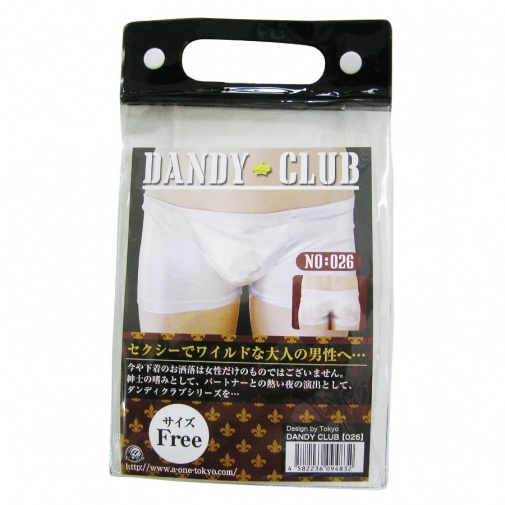 A-One - Dandy Club 26 男士内裤 - 白色 照片