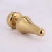 MT - Anal Plug 130x46mm - Golden/Red photo-4