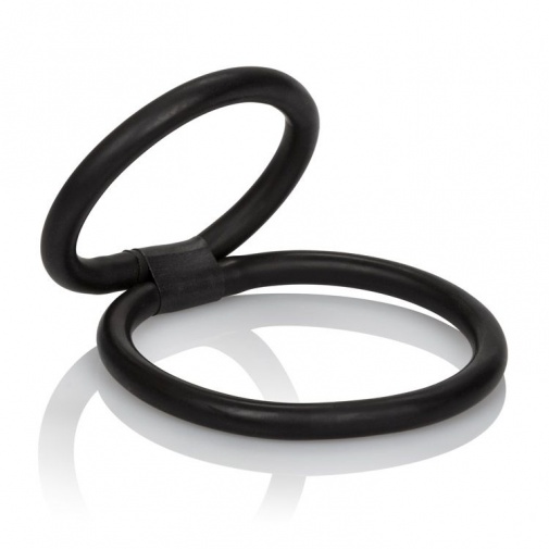 CEN - 易脫矽膠陰囊陰莖環 - 黑色 照片