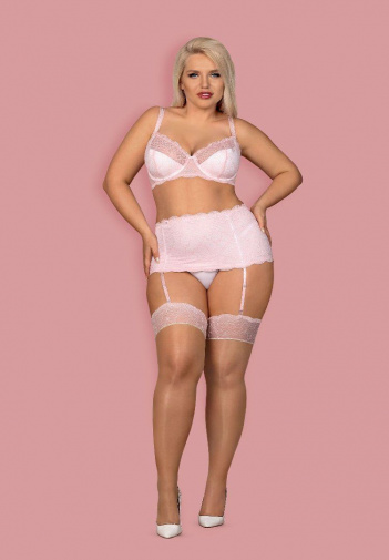Obsessive - Girlly Stockings - Pink - XXL photo