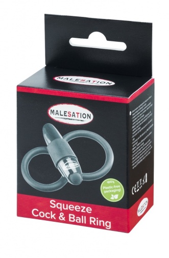 Malesation - Squeeze Vibro Ring - Black photo