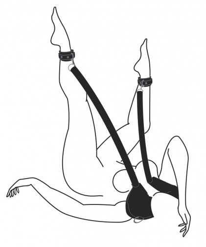 Easytoys - Leg Position Strap - Black photo