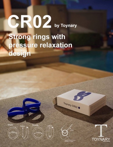 Toynary - CR02 阴茎环 - 蓝色 照片