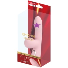 T-Best - G-Q-In Honey Rabbit Vibrator - Pink photo
