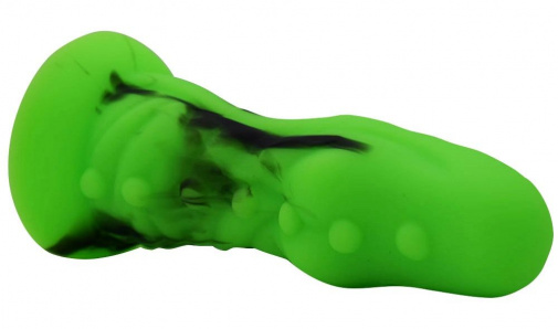 FAAK - 鳄鱼假阳具 - 绿色/黑色 照片