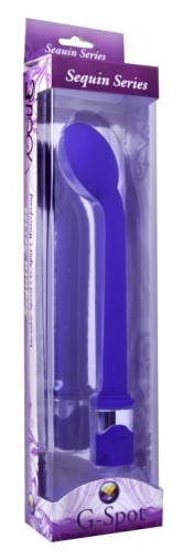 Vogue - Sequin Series G-Spot Vibration Wand - Purple photo